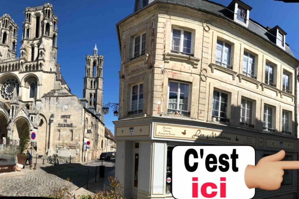 Laon : « Suite Privee Au Pied De La Cathedrale » ภายนอก รูปภาพ